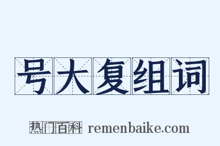 号大复组词是什么意思的图片